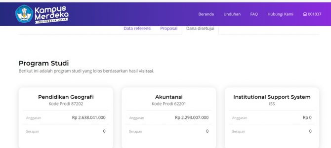 Penerimaan Bantuan Pemerintah Penerimaan Bantuan Pemerintah