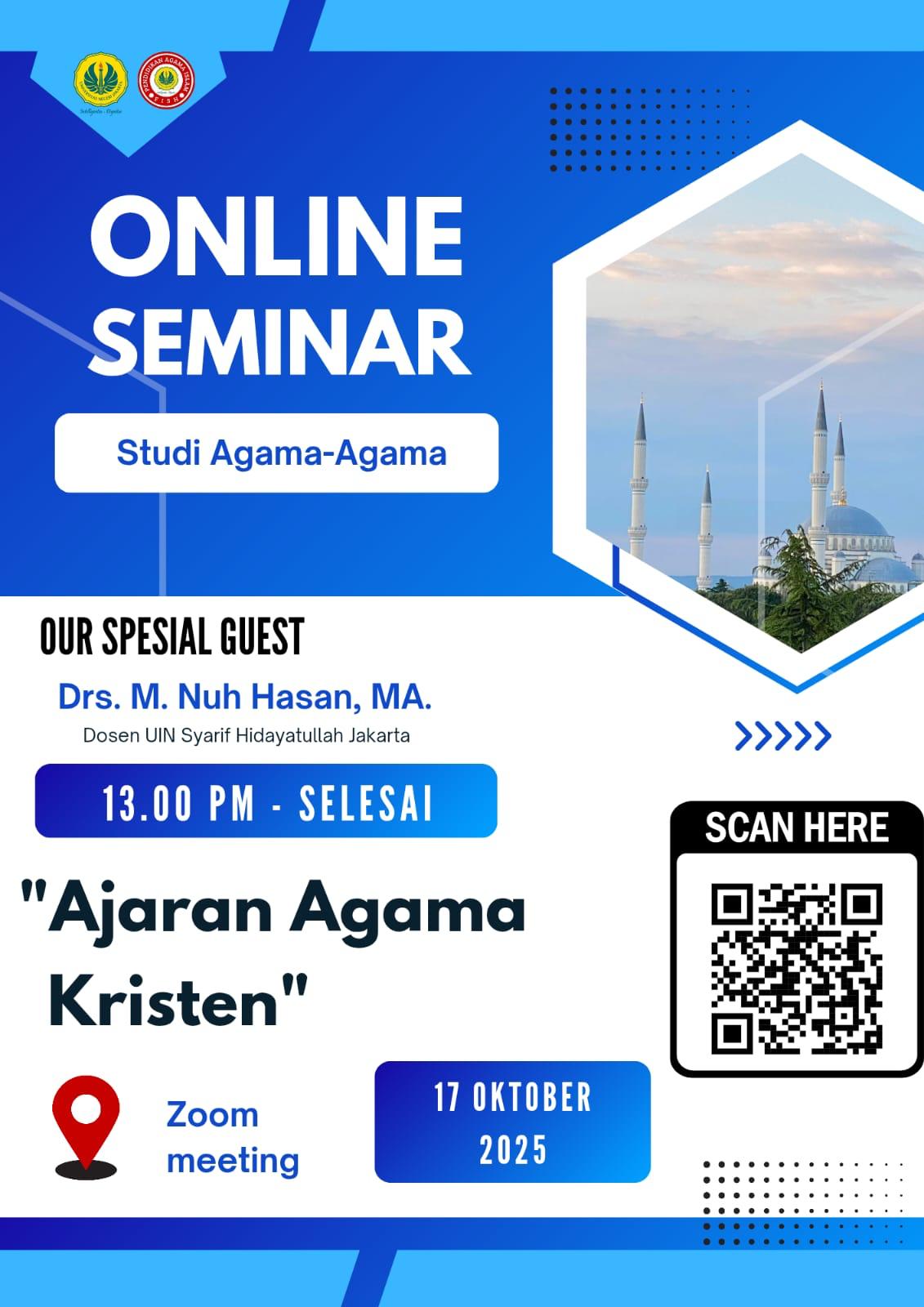 Jembatan Dialog dan Kolaborasi: Drs. M. Nuh Hasan Hadirkan Semangat Moderasi Beragama di Kelas PAI UNJ