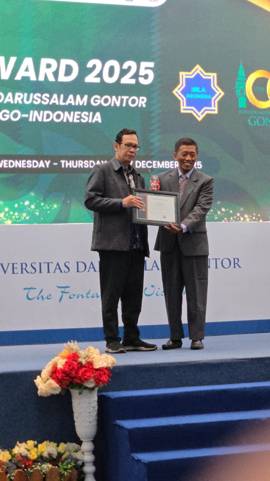 Dari PAI UNJ untuk Dunia: Dedikasi Bahasa Arab Dr. Andy Hadiyanto Raih Penghargaan Internasional IMLA 2025