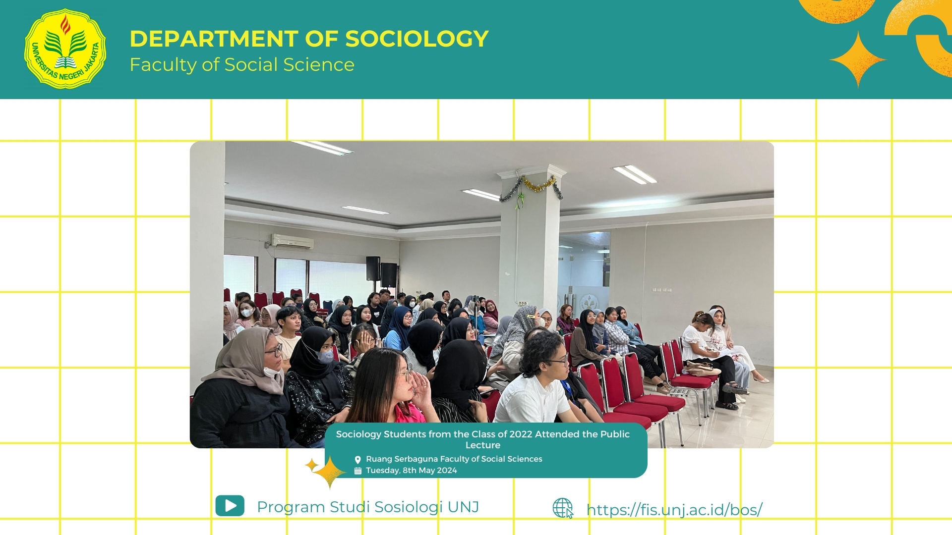 Sociology Students from the Class of 2022 Attended the Public Lecture