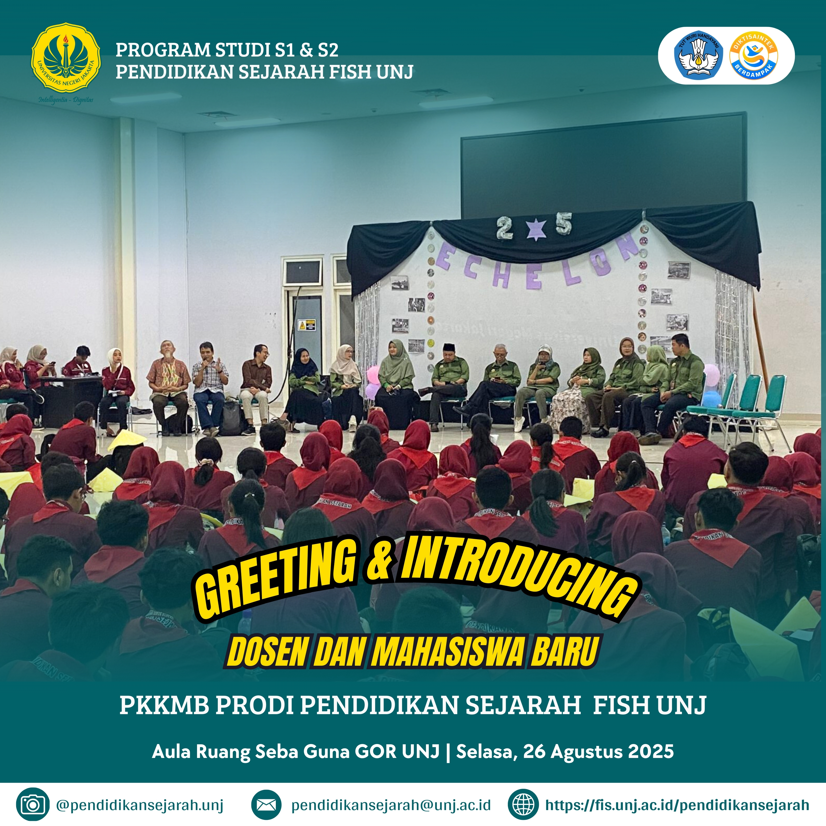 PKKMB Prodi Pendidikan Sejarah FISH UNJ Angkatan 2025