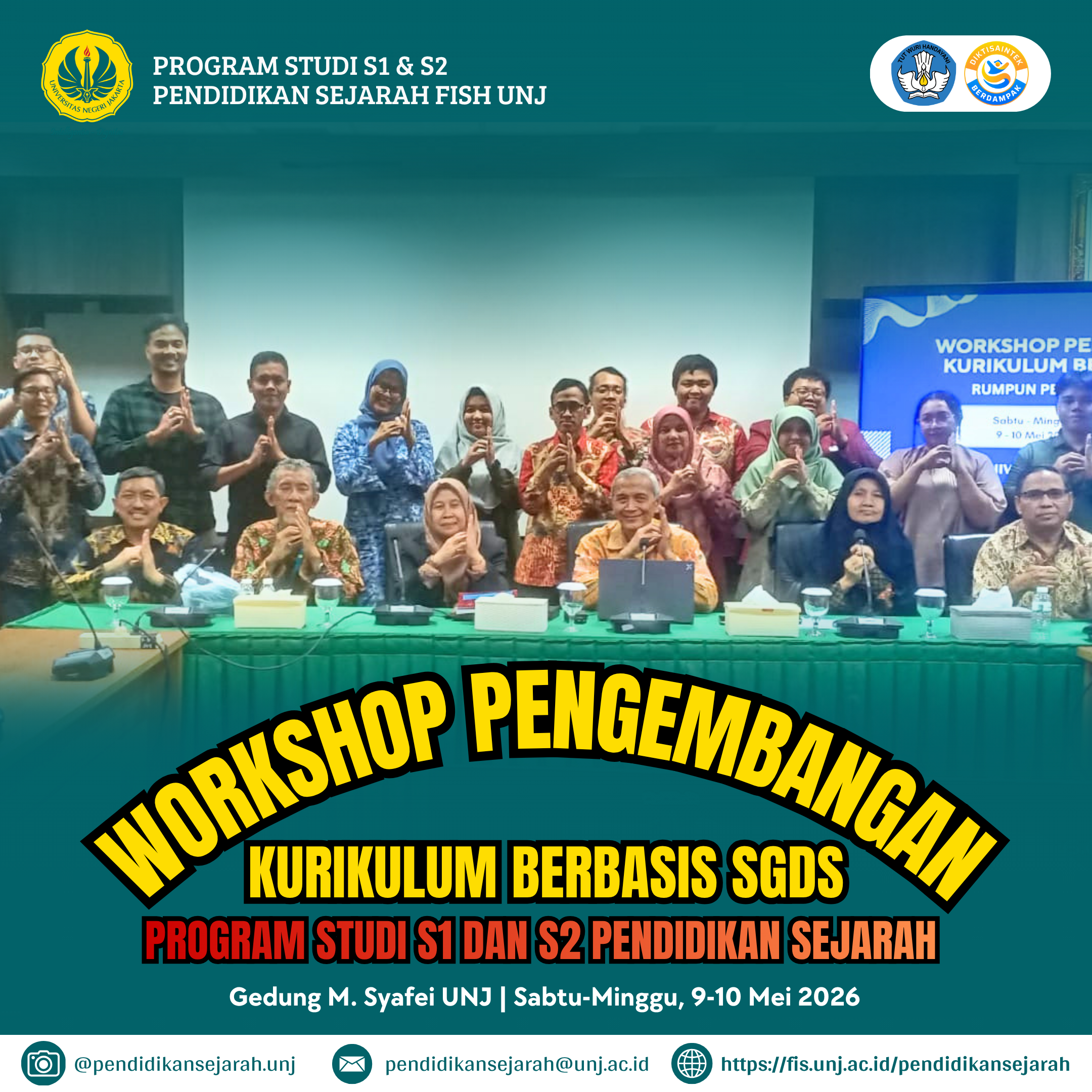 Workshop Kurikulum Prodi S1 dan S2 Pendidikan Sejarah FISH UNJ
