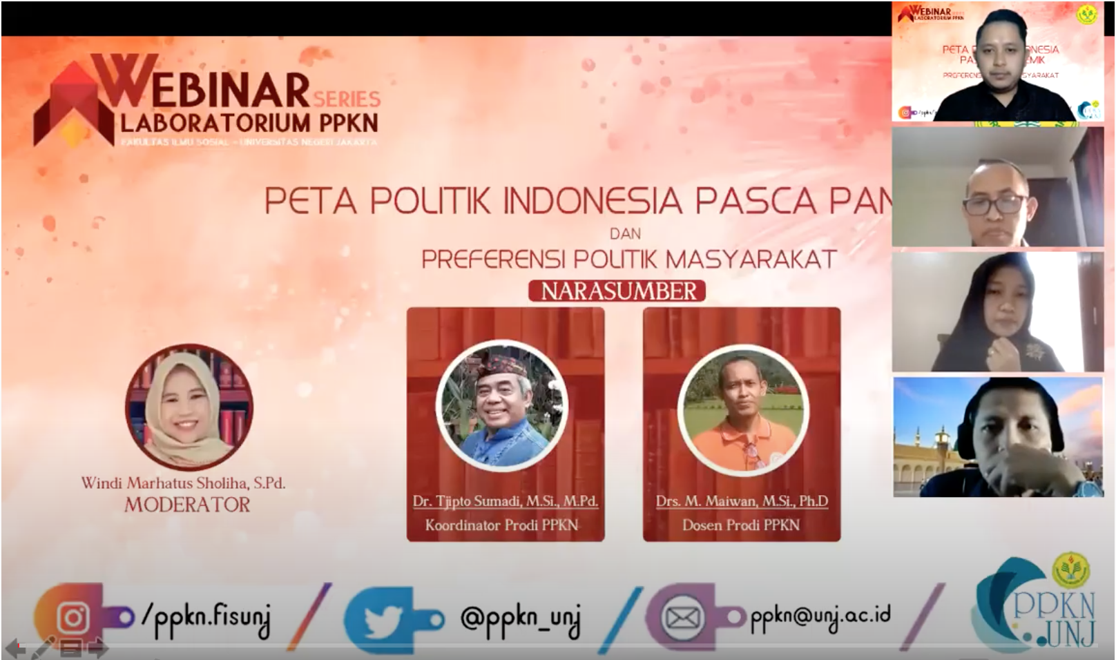 Read more about the article Laboratorium PPKN Sukses Menyelenggarakan Webinar Perdana