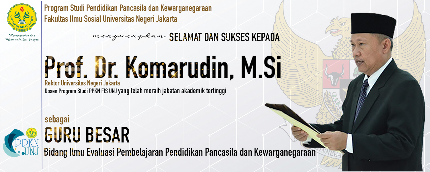 You are currently viewing Profesor Komarudin: Guru Besar Bidang Ilmu Evaluasi Pembelajaran PPKn