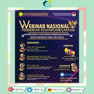 Read more about the article Merekonstruksi PKn: Webinar Nasional Pendidikan Kewarganegaraan