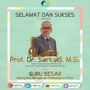 Read more about the article Profesor Sarkadi: Guru Besar PPKN Baru di Penghujung 2020
